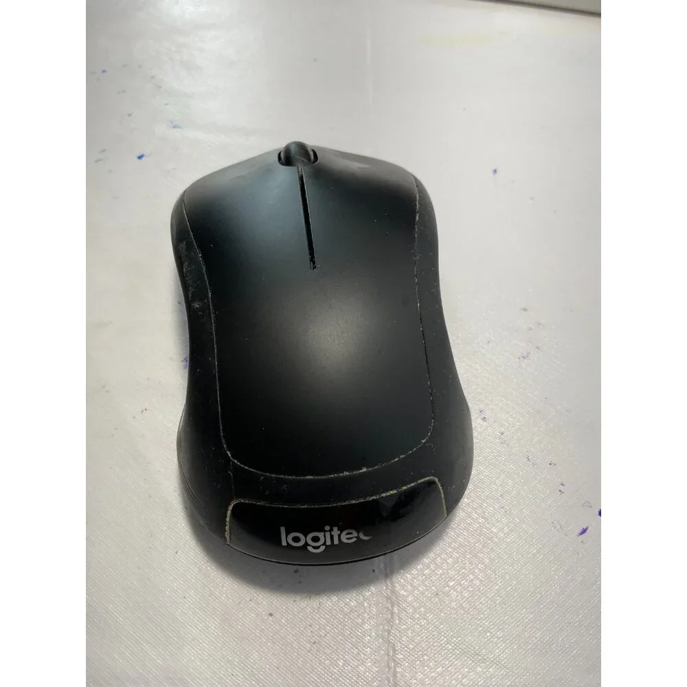 Logitech M-R0050 Wireless Optical Mouse w/ USB Nano Receiver Tested Working